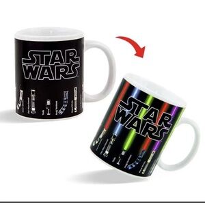 Star Wars Lightsaber Black Heat-Activated Color Changing Mug